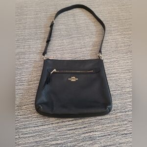 Coach Black Leather Crossbody Bag